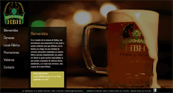Desktop Screenshot of cervezahbh.cl